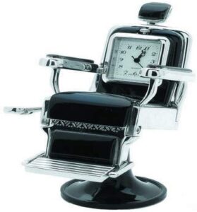 Barber Chair Desk Clock