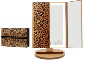 Leopard Makeup Vanity Mirror Kit