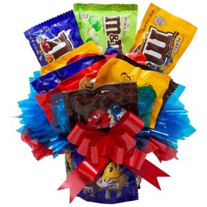 M&M Chocolate Candy Bouquet