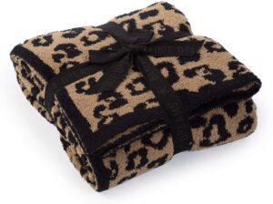 Wild Leopard Throw Blanket